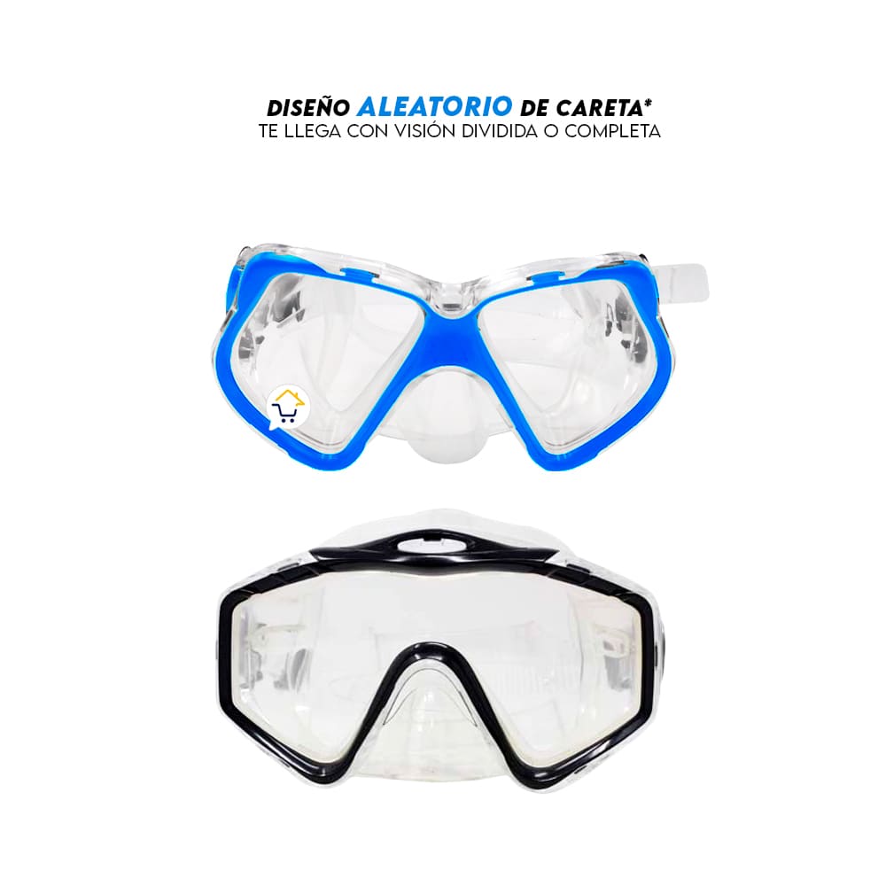 Miniatura 3 de Kit Careta + Snorkel Buceo NSP1900